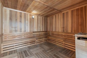 Sauna interior